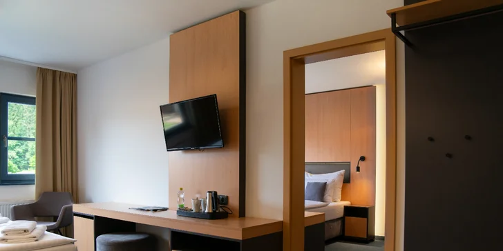 Resort Špindl pod Medvědínom: hotel pri lanovke, raňajky alebo polpenzia, vstupy do aquaparku