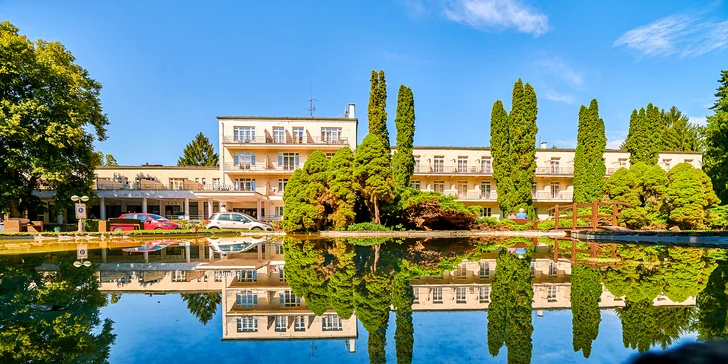 Pobyt Kúpeľoch Sliač s balíkom liečebných procedúr, plnou penziou a vstupom do Holidaypark Kováčová