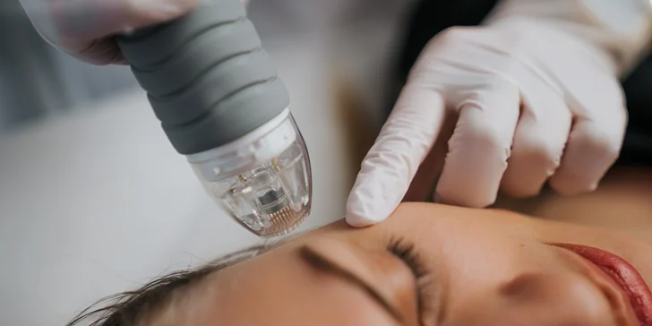 Neinvazívny facelifting pomocou mikroihličkovej frakčnej (MF) rádiofrekvencie: okolie očí, čelo alebo celá tvár
