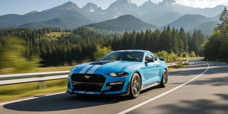 Zážitková jazda na Ford Mustang V8 GT500, Lamborghini Gallardo a Ferrari California T v premávke