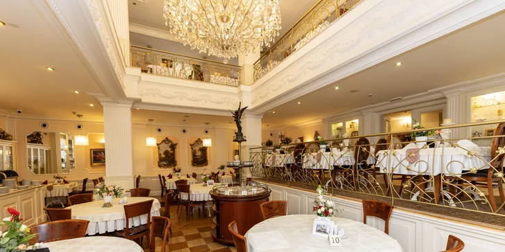 Pobyt v Karlových Varoch s raňajkami alebo polpenziou, neobmedzeným wellness aj masážou