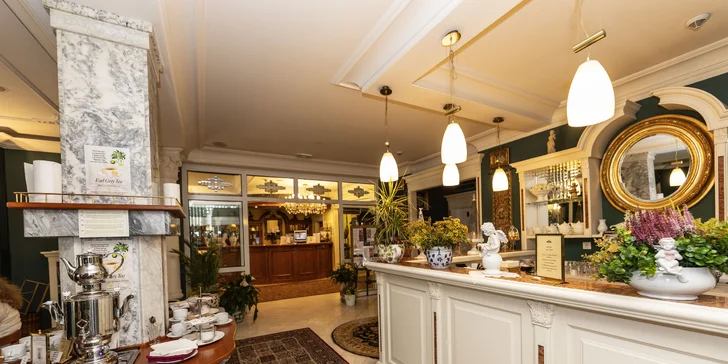 Pobyt v Karlových Varoch s raňajkami alebo polpenziou, neobmedzeným wellness aj masážou