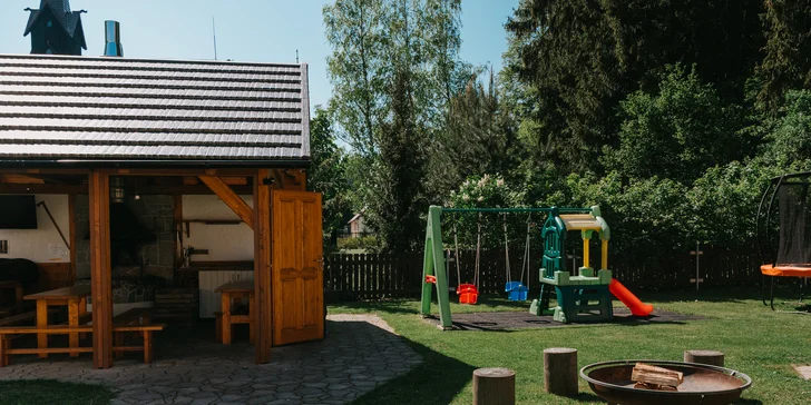 Bílá v Beskydoch: apartmány s kuchynkou, vstup do detského parku aj možnosť privátnej sauny