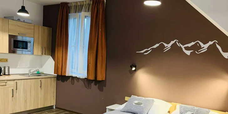 Bílá v Beskydoch: apartmány s kuchynkou, vstup do detského parku aj možnosť privátnej sauny