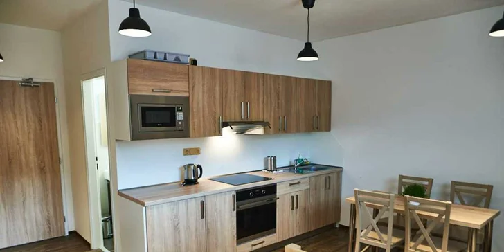 Bílá v Beskydoch: apartmány s kuchynkou, vstup do detského parku aj možnosť privátnej sauny