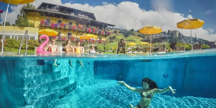Rakúske Alpy: krásny hotel s wellness, strešnou záhradou a polpenziou aj karta plná zliav a atrakcií zadarmo