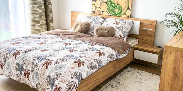 Romantický pobyt s neobmedzeným privátnym wellness a panoramatickým výhľadom na Tatry