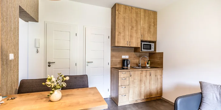 Pobyt plný pohody v štýlovom apartmáne v srdci lyžiarskeho strediska Jasná pre 2 až 4 osoby