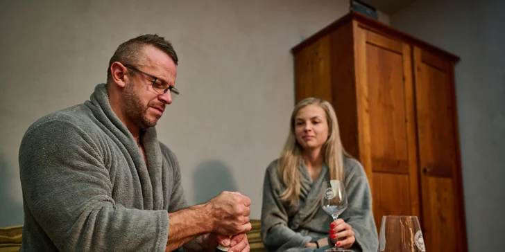 Pobyt v Pivnom apartmáne v centre Znojma: fínska sauna, pivný kúpeľ a 4 litre piva