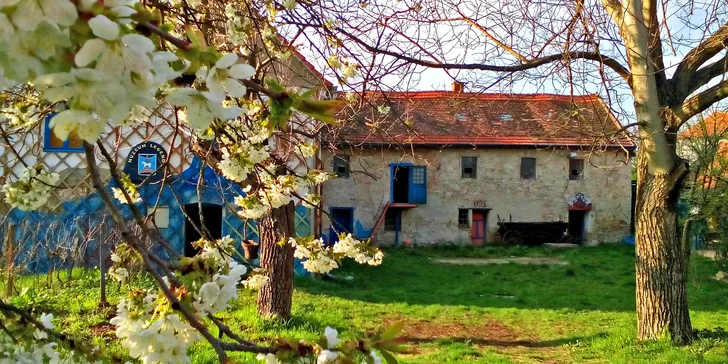 Ubytovanie v originálnom mlynskom apartmáne na juhu Moravy pre milovníkov kumštu