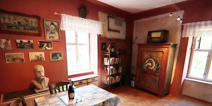 Ubytovanie v originálnom mlynskom apartmáne na juhu Moravy pre milovníkov kumštu