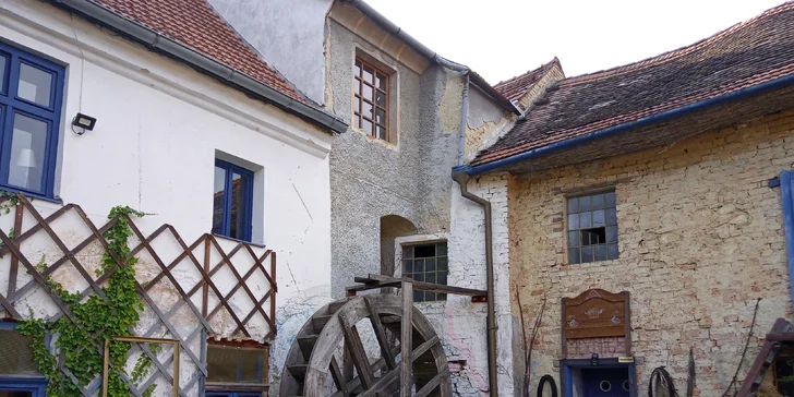 Ubytovanie v originálnom mlynskom apartmáne na juhu Moravy pre milovníkov kumštu