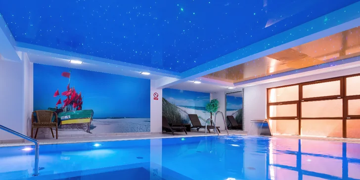 Pobyt v obci Rewal pri Balte, 45 km od Międzyzdrojów: vila 200 m od pláže, strava aj wellness