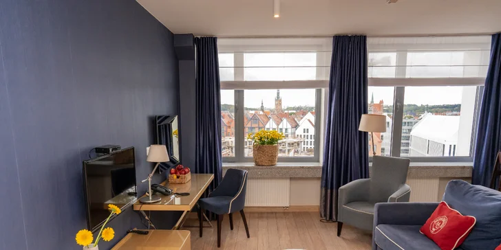 Historické centrum Gdaňsku: ubytovanie v modernom hoteli aj pamiatky