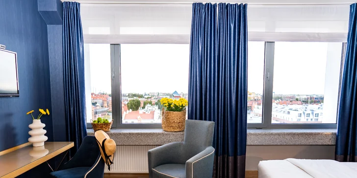 Historické centrum Gdaňsku: ubytovanie v modernom hoteli aj pamiatky