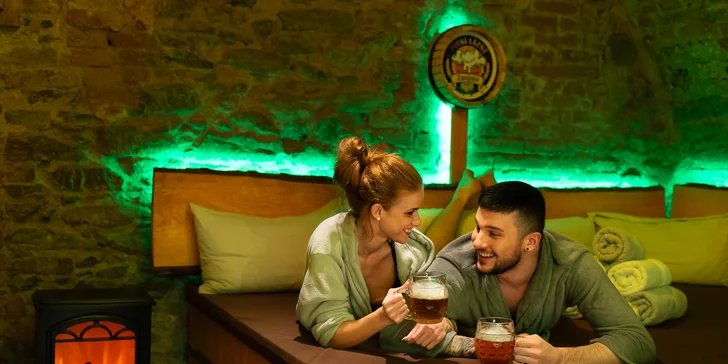 Romantika a oddych v srdci Znojma: pobyt s infrasaunou na izbe aj pivným či vínnym kúpeľom