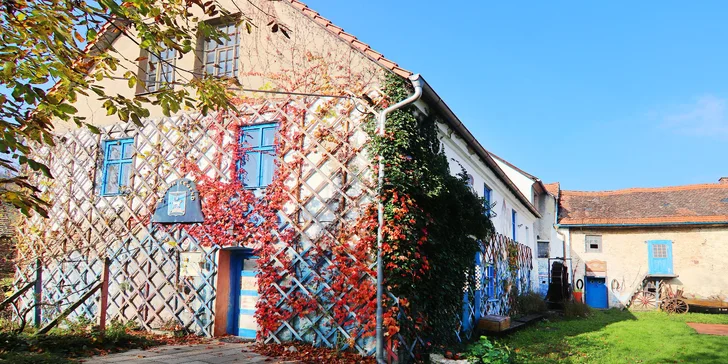 Ubytovanie v originálnom mlynskom apartmáne na juhu Moravy pre milovníkov kumštu