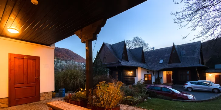 Penzión na Považí so stravou a vstupom do privátneho wellness