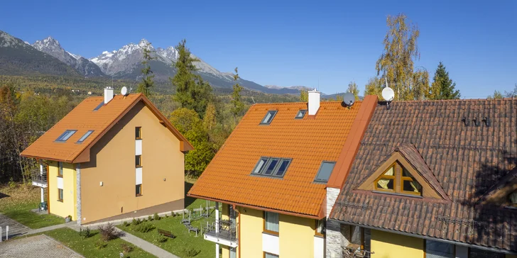 Apartmány v Dolnom Smokovci s raňajkami, syrovým tanierom a fľašou vína