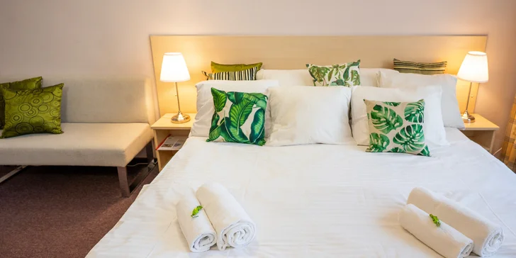 Pohodový pobyt v srdci kúpeľného mesta Poděbrady s polpenziou a vínom