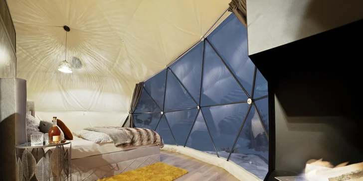 Pobyt v Špindlerovom Mlyne: moderný glampingový stan aj privátna infrasauna