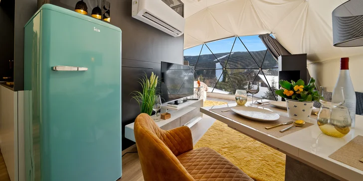 Pobyt v Špindlerovom Mlyne: moderný glampingový stan aj privátna infrasauna