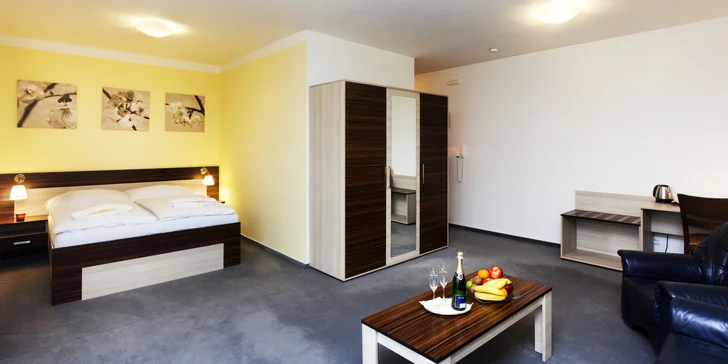 Pobyt na juhu Moravy: hotel s výhľadom na zámok Bučovice, raňajky aj vstup do wellness