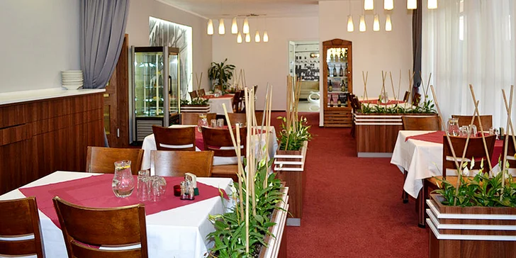 Pobyt na juhu Moravy: hotel s výhľadom na zámok Bučovice, raňajky aj vstup do wellness