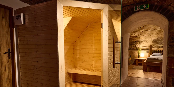 Pobyt v historickom centre Znojma: pivničný apartmán so súkromným wellness a sektom