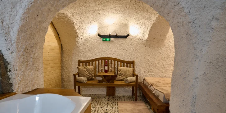 Jedinečná dovolenka v centre Jihlavy: pobyt v luxusnej pivnici s vlastnou vírivkou a saunou