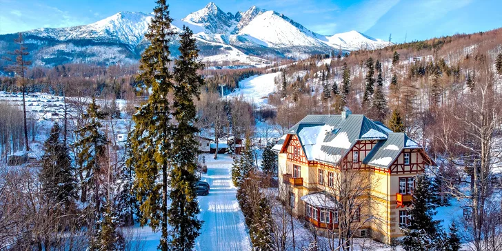 Neobmedzená wellness dovolenka v secesnej Ville Meribel***** v Tatranskej Lomnici