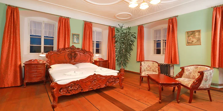 Romantický pobyt v Dubenci: bývalá fara s raňajkami a vírivkou