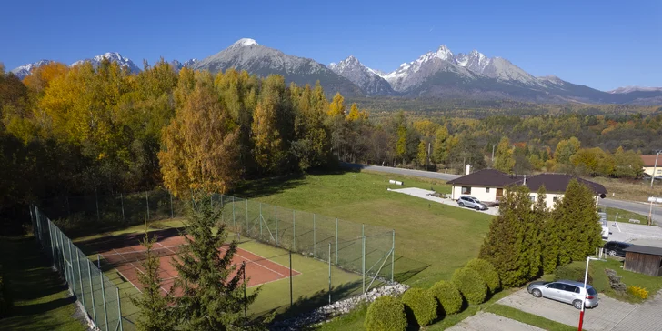 Rodinná dovolenka v Novej Lesnej s polpenziou a fínskou saunou