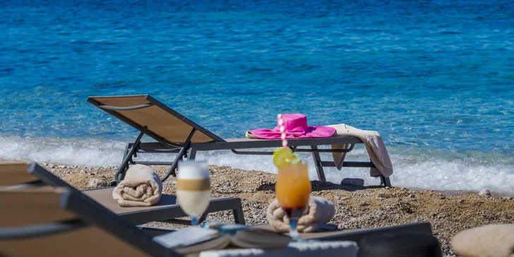 Dubrovník: hotel pri pláži, polpenzia a výhľad na Elafitské ostrovy