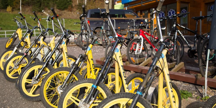 Aktívny oddych v hoteli v Janských Lázňach: raňajky alebo polpenzia, kolobežky aj vstup do lanového parku