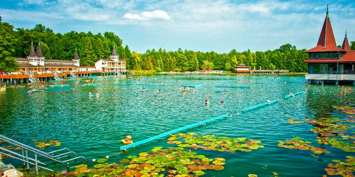 Pobyt v maďarskom Hévíze kúsok od Balatonu: polpenzia a neobmedzený wellness
