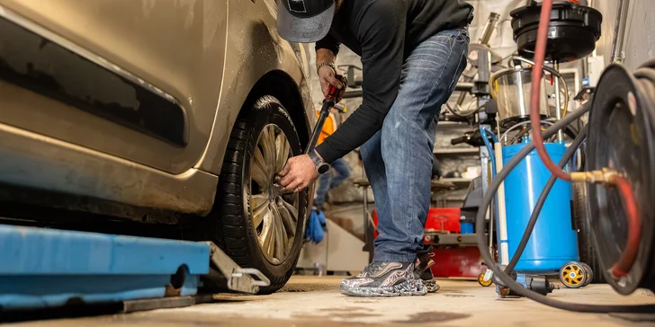 Prezutie pneumatík vrátane vyváženia a kontroly bŕzd a podvozku