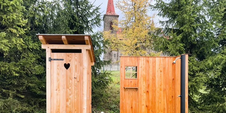 Romantika v srdci Českého raja: moderný posed pre 2 osoby, sauna a kúpací sud