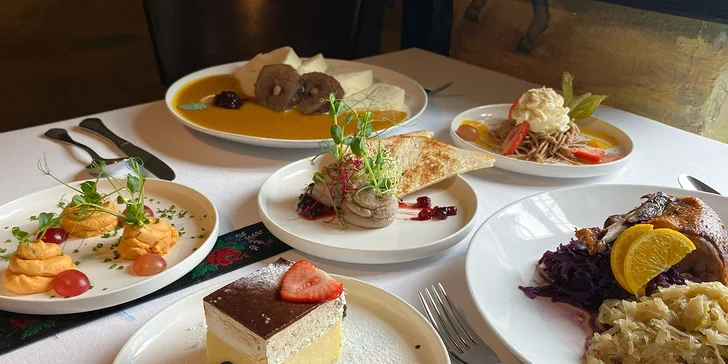 Trojchodová večera s prípitkom pre 2 osoby v historickej reštaurácii Leberfinger na pravom brehu Dunaja