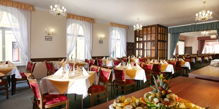 Pobyt vo Františkových Lázňach: polpenzia, infrasauna a masáž alebo procedúry stanovené lekárom