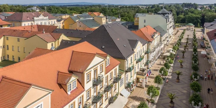 Pobyt vo Františkových Lázňach: polpenzia, infrasauna a masáž alebo procedúry stanovené lekárom