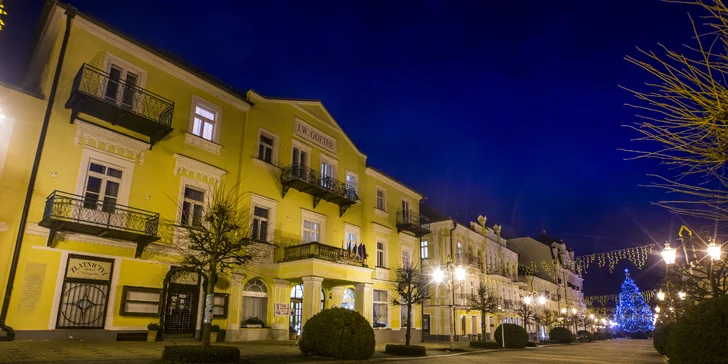 Pobyt vo Františkových Lázňach: polpenzia, infrasauna a masáž alebo procedúry stanovené lekárom