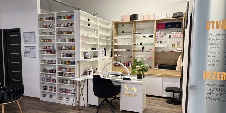 Balíčky kozmetických aj telových ošetrení v OC Tehelko