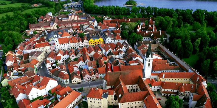 4* pobyt v Třeboni: krásny hotel priamo na námestí, strava aj procedúry