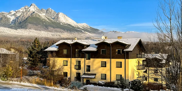 Štýlový súkromný apartmán v Novej Lesnej s výhľadom na Tatry