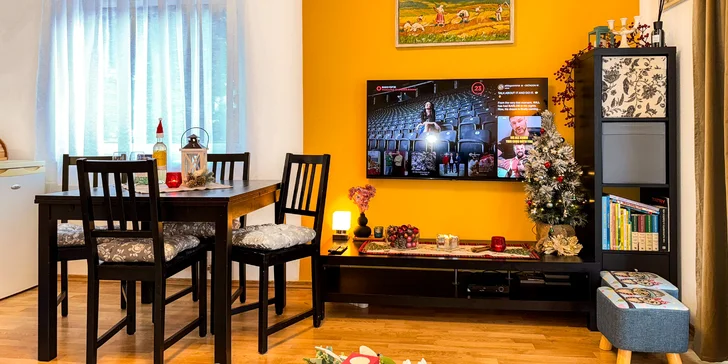 Štýlový súkromný apartmán v Novej Lesnej s výhľadom na Tatry