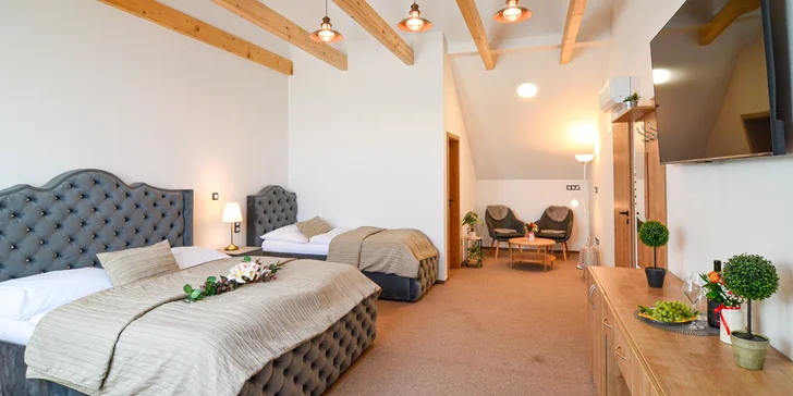 Pobyt pri Pálave: vírivka, polpenzia, možnosť all inclusive nápojov alebo degustácie vína