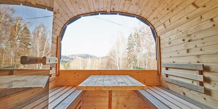 Pohoda v Jeseníkoch: raňajky alebo polpenzia, prosecco aj sauna s výhľadom