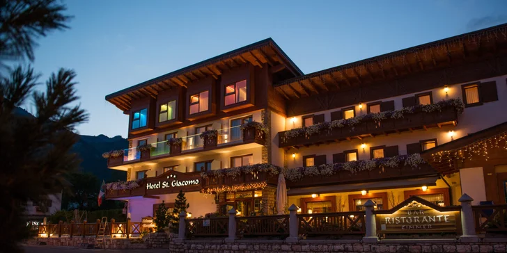 Talianske Alpy s wellness, vychýrenou reštauráciou, animáciami a kartou výhod