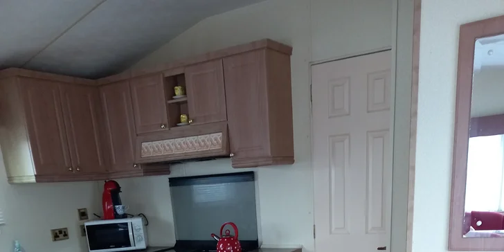 Rodinná pohoda na Vysočine: mobilný domček až pre 5 osôb s terasou